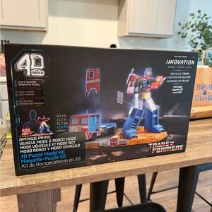 Transformers Innovation series 4D Build Optimus Prime